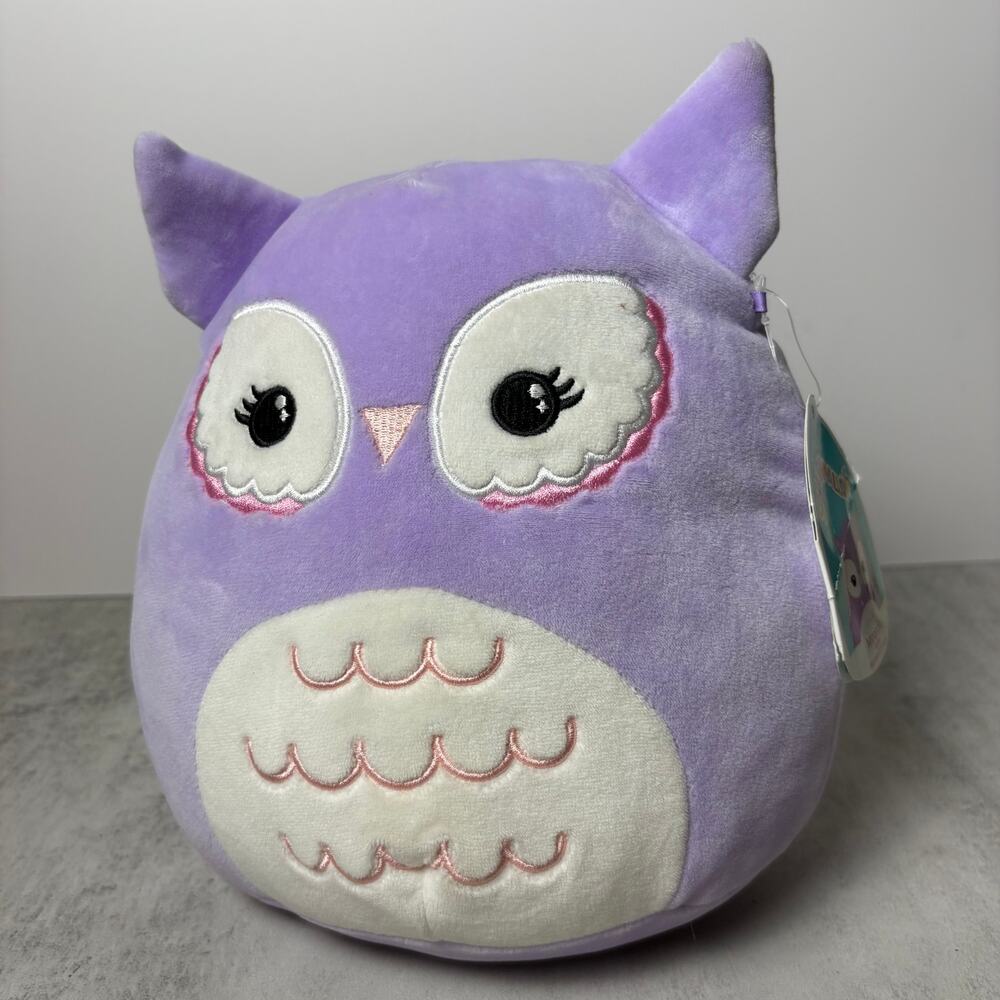 Kellytoy Squishmallows Plush Toy Miranda the Purple Owl